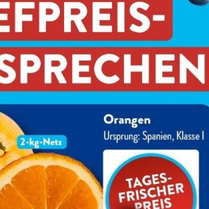 Orangen bei Aldi SÜD