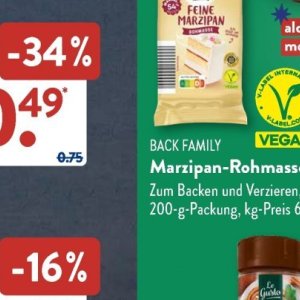 Marzipan bei Aldi SÜD