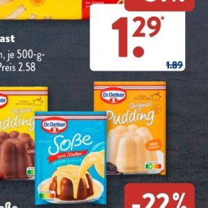 Pudding bei Aldi SÜD