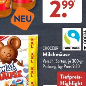 Schokolade bei Aldi SÜD