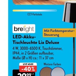 Tischleuchte bei Aldi SÜD