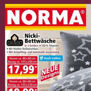 Bettwäsche bei Norma