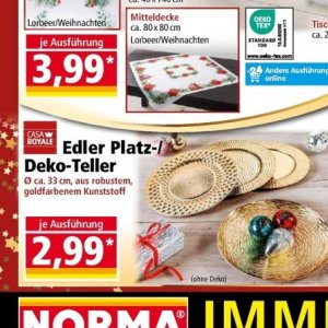 Teller bei Norma