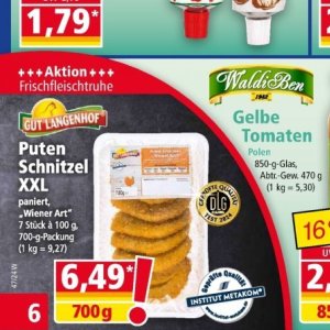 Schnitzel bei Norma