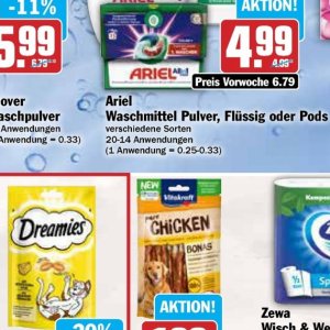 Waschmittel ariel  bei AEZ