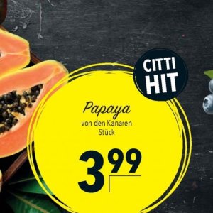 Papaya bei Citti Markt