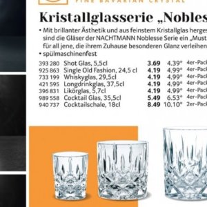 Glas bei Selgros