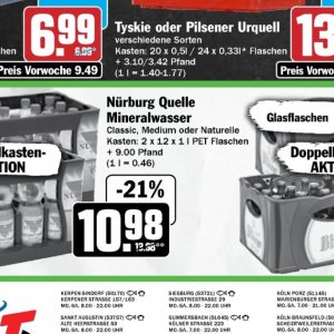 Mineralwasser bei Hit