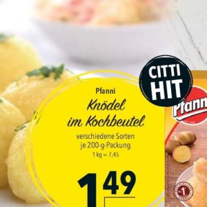 Knödel bei Citti Markt