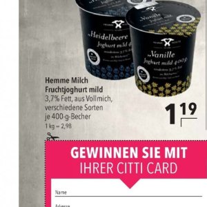 Joghurt bei Citti Markt