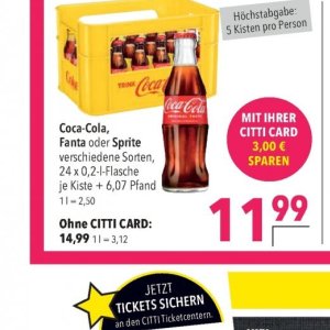 Coca-cola bei Citti Markt