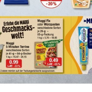 Spaghetti bei V-Markt