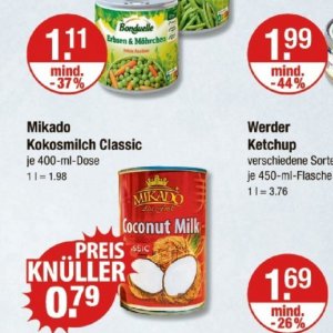 Kokosmilch bei V-Markt