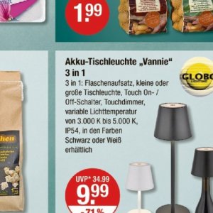 Tischleuchte bei V-Markt