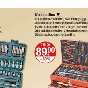 Schubladen bei V-Markt