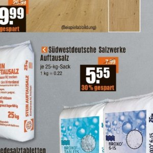 Sack bei V-Baumarkt