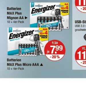 Batterien bei V-Markt