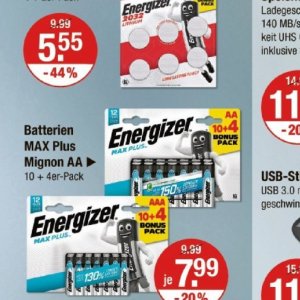 Batterien bei V-Markt