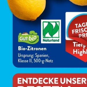 Zitronen bei Aldi SÜD