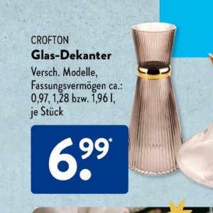 Glas bei Aldi SÜD