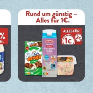 Milch bei Aldi SÜD