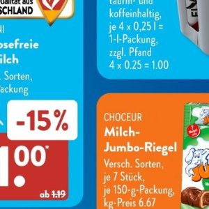 Schokolade bei Aldi SÜD