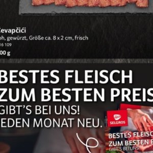 Fleisch bei Selgros