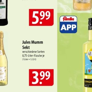 Mumm bei Famila Nord Ost