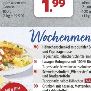 Hähnchenschenkel bei Combi