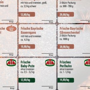 Innereien bei Feneberg