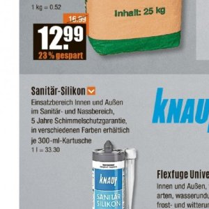 Silikon bei V-Baumarkt