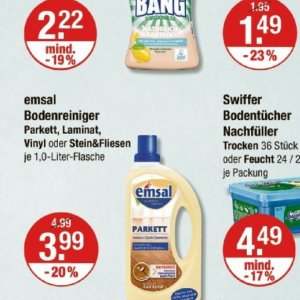 Parkett bei V-Markt