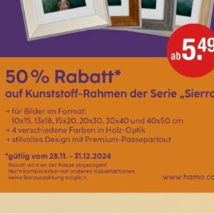 Rahmen bei V-Markt