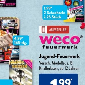 Feuerwerk bei Aldi SÜD