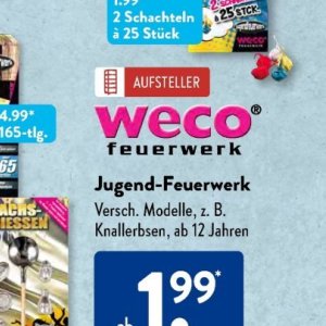 Feuerwerk bei Aldi SÜD