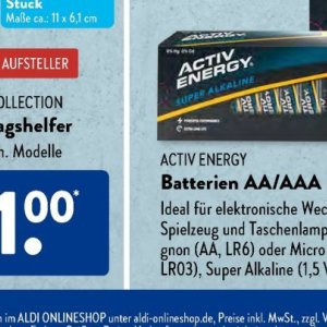 Batterien bei Aldi SÜD