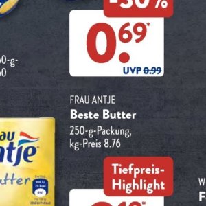 Butter bei Aldi SÜD