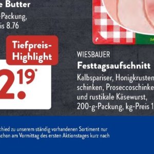 Schinken bei Aldi SÜD