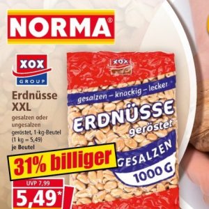 Erdnüsse bei Norma