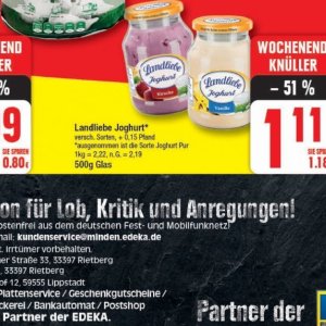 Joghurt bei Elli Markt