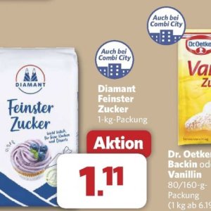 Zucker bei Combi