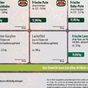 Lachsfilet bei Feneberg