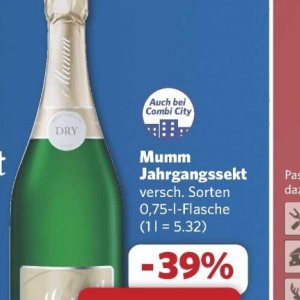 Mumm bei Combi