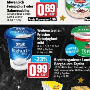 Joghurt ehrmann ehrmann bei Hit