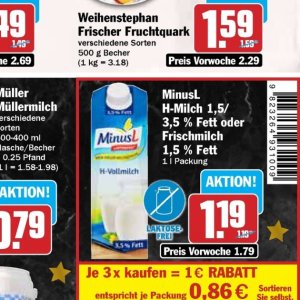 Milch bei Hit