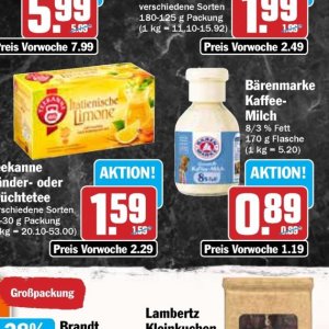 Milch bei Hit