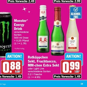 Sekt bei Hit