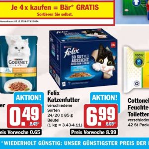 Katzenfutter bei Hit