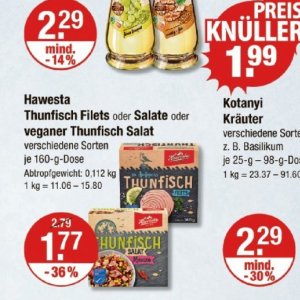 Thunfisch bei V-Markt