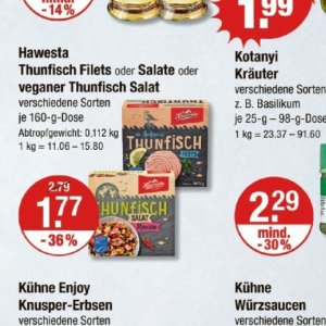 Thunfisch bei V-Markt